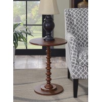 Convenience Concepts Palm Beach Spindle Table, Mahogany