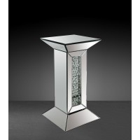 Acme Furniture St Nysa Mirrored Pedestal Stand