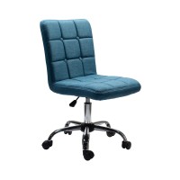 Porthos Home Alice Office Chair With Adjustable Height, 360A Swivel, Button Tufted Fabric Upholstery, Metal Legs And Roller Caster Wheels