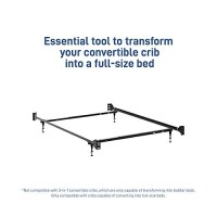 Graco Full Size Crib Conversion Kit - Metal Bed Frame, Black