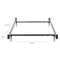 Graco Full Size Crib Conversion Kit - Metal Bed Frame, Black