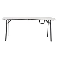 Coscoproducts Diamond Series 300 Lb Weight Capacity Folding Table, 6 X 30, White