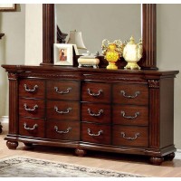 Furniture Of America Grandom Cherry Dresser Drawer Chest