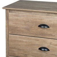 Prepac Salt Spring 6 Drawer Double Dresser For Bedroom, Wide Chest Of Drawers, Traditional Bedroom Furniture, 16 D X 59 W X 29 H, Drifted Gray, Ddc-6330-V