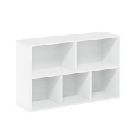 Furinno 5-Cube Open Shelf, White