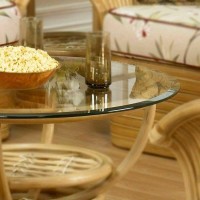 Fab Glass And Mirror 64 Inch Round Tempered 1/2 Thick Beveled Polish Glass Table Top, 64, Clear