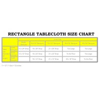 Tableclothsfactory Black 72X120 Polyester Rectangle Tablecloths.