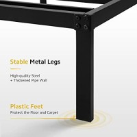 Tatago 16 Inch Heavy Duty King Bed Frame, 3500 Lbs Strong Support Metal Platform, Sturdy Steel Mattress Foundation With Storage, No Box Spring Needed, Easy Assembly, Noise-Free And Non-Slip