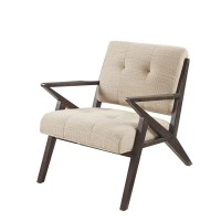 Ink+Ivy Rocket - Mid Century Modern Accent Chair - Comfortable All Foam Lounge Armchair Sturdy Solid Wood Frame Z Rocket Retro Style