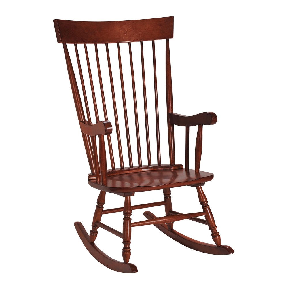 Gift Mark Adult Rocking Chair, Cherry