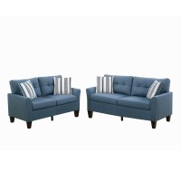 Poundex Pdex- Sofas, Blue