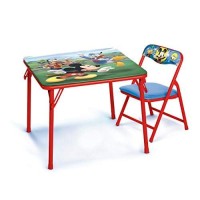 Jakks Pacific Kids Table & Chair Set, Junior Table For Toddlers Ages 2-5 Years ,20 X 20 Mickey Mouse