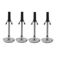 Kings Brand Furniture - Adjustable 5.8 Threaded Bed Frame Riser Glide Legs, Set Of 4 Glides