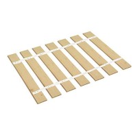 The Furniture Cove Made In The U.S.A. Youth Size Custom Width Bed Slats With White Straps-Help Support Your Box Spring And Mattress (30.25 Wide)