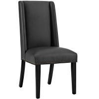 America Luxury - Chairs Modern Contemporary Urban Design Kitchen Room Dining Chair, Black, Faux Leather