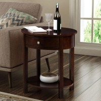 Convenience Concepts Classic Accents Cypress End Table, Espresso