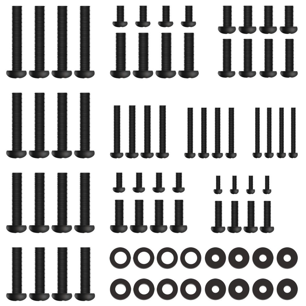 Perlesmith Universal Tv Mounting Hardware Kit Fits All Tvs Includes M4, M5, M6 And M8 Tv Screws, Washers And Spacers For Tv And Monitor Mounting Up To 80 Inches