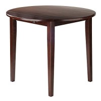 Winsome Wood Clayton Dining Walnut, 35.98X35.98X29.13