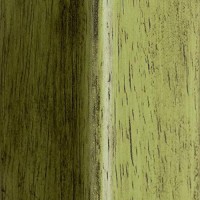 Winsome Wood Ivy Model Name Stool, Rustic Green/Walnut, 13.6X13.6X29.1