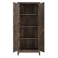 Systembuild Evolution Farmington Wide Storage Cabinet, 31.5, Rustic