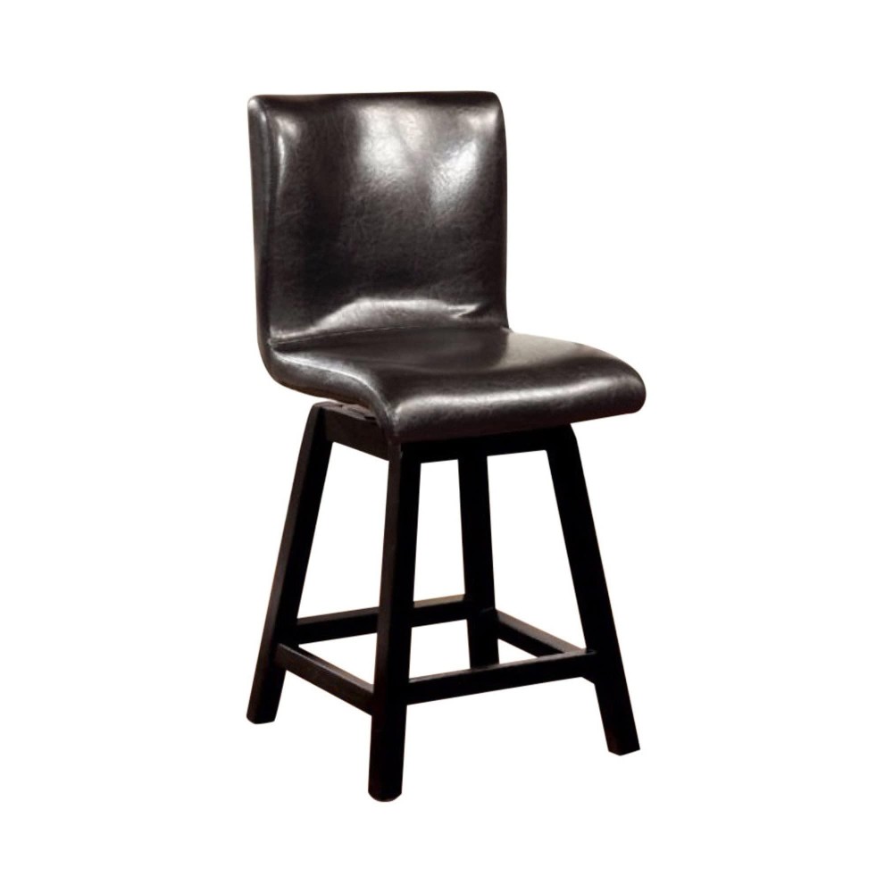 Benzara , Set Of Two, Black Hurley Counter Height Chair (Set Of 2), Finish