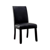 Benjara Benzara , Set Of Two, Black Grandstone I Contemporary Side Chair,