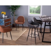 Lumisource Clubhouse Counter Stool - Set Of 2