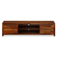 Vidaxl Tv Cabinet Solid Sheesham Wood 47.2X11.8X11.8