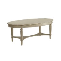 Benzara Conventional Coffee Table, White, One Size