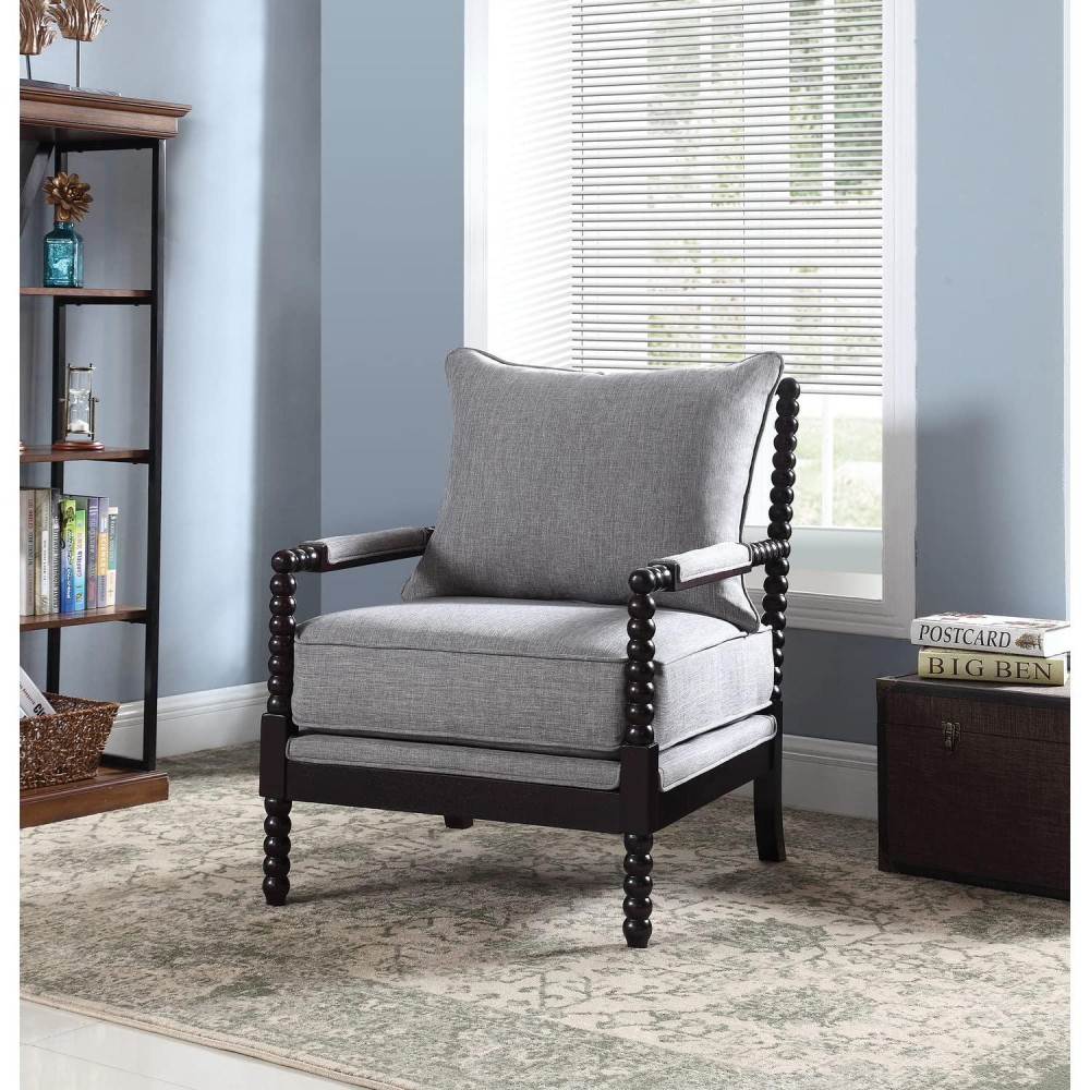 Benzara Accent Chairs Gray And Black