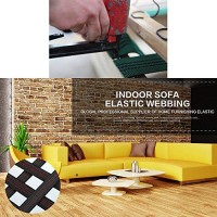Pbnice Sofa Elastic Webbing Stretch Latex Band Furniture Repair Diy Upholstery Modification Elasbelt Chair Couch Material Replacement Stretchy Spring Alternative Two Inch 2 Wide X Forty Ft 40 Roll