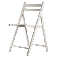 Winsome Robin Folding Set White Chair, Medium, 4-Pc