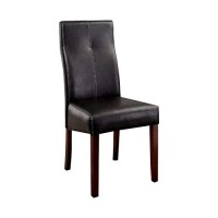 Benjara Bonneville I Contemporary Side Chair, Set Of Two, Black,