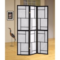 Benzara Room Divider, Black