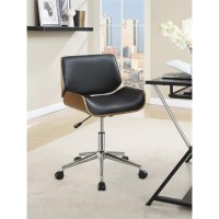 Benzara Office Chairs Black And Brown