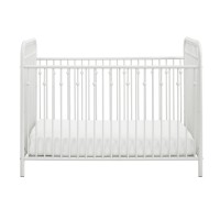Little Seeds Monarch Hill Ivy Metal Crib, White