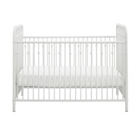 Little Seeds Monarch Hill Ivy Metal Crib, White