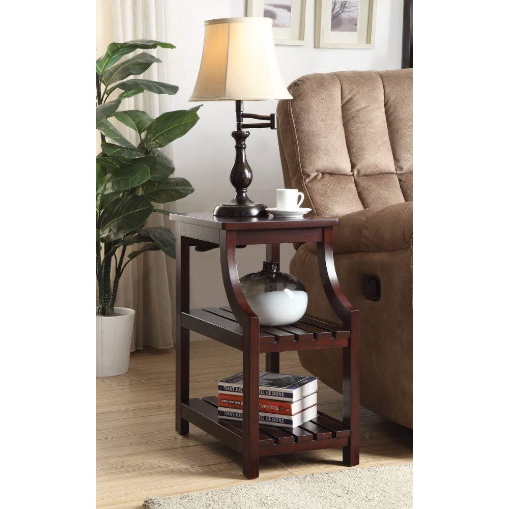 Benzara Side Table, Brown