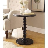 Benzara Side Table, Black