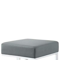 Benzara Modern Stool Gray