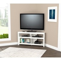 Inval Corner Tv Stand, Washed Oak