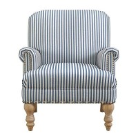 Dorel Living Jaya Accent Chair, Blue