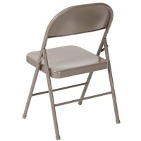 Flash Furniture Hercules Series Double Braced Gray Metal Folding Chair