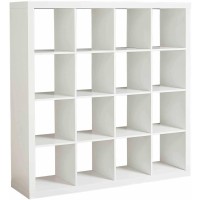 Better Homes And Gardens Versatile Multiple Storage 16-Cube Organizer In White Finish