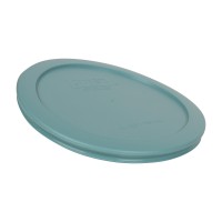 Pyrex 7201-Pc Turquoise Round 4 Cup Plastic Storage Lid, Made In Usa