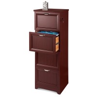 Realspace Magellan 19D Vertical 4-Drawer File Cabinet, Classic Cherry