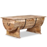 Vidaxl Coffee Table Solid Mango Wood 34.6X19.7X15.7