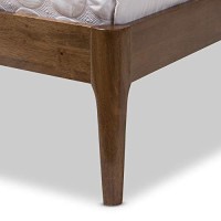 Jupiter Gray Fabric Button-Tufted Full Platform Bed