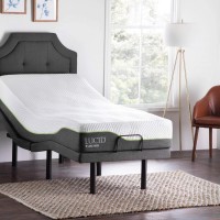 Lucid L300 Twin Xl Adjustable Bed Frame With Lucid 12 Inch Latex Hybrid Twin Xl Mattress