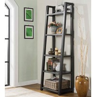 Riverside Furniture Perspectives 5 Shelf Leaning Bookcase